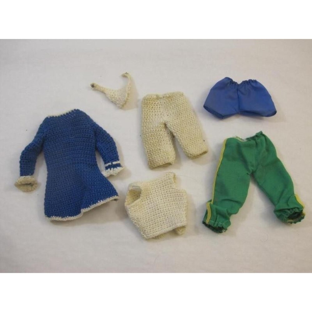 Mattel Ken Doll #750 Original Red White Swim Outfit 1965 Blue Eyes Painted Hair - Picture 12 of 12